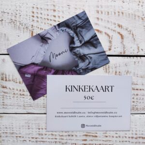 50€ Mooni Disaini kinkekaart